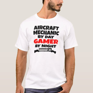 Vliegtuig Mechanic Gamer T-shirt