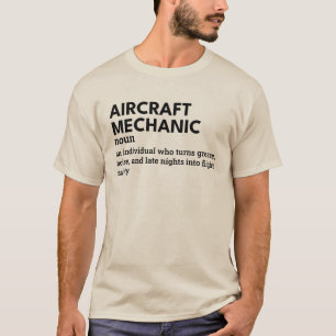 Vliegtuig Mechanic - Humor die u kunt Draag T-shirt