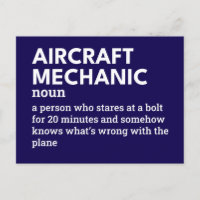 Vliegtuig Mechanic - Job Definition Kaart
