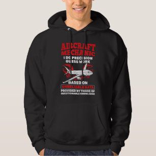 Vliegtuig Mechanic Precision-werktuigen Vliegtuig  Hoodie