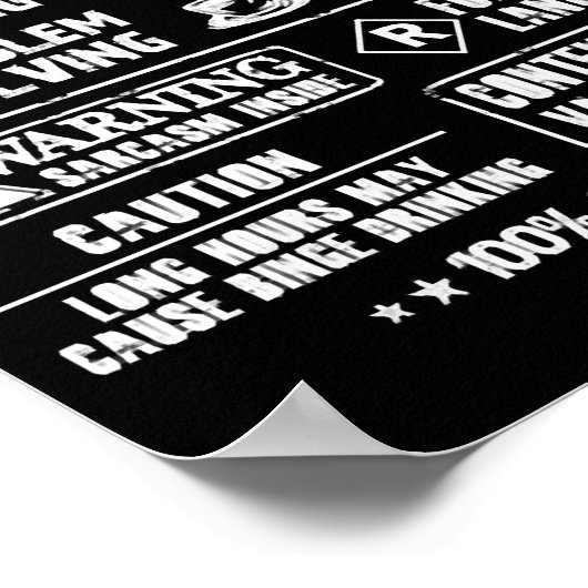 Vliegtuig mechanica - Mechanische multitasking t - Poster (Hoek)