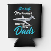 Vliegtuig Mechanics maken de beste Dads Blikjeskoeler (Voorkant)