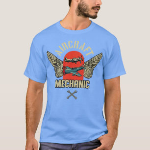 Vliegtuig Mechanische luchtvaart T-shirt