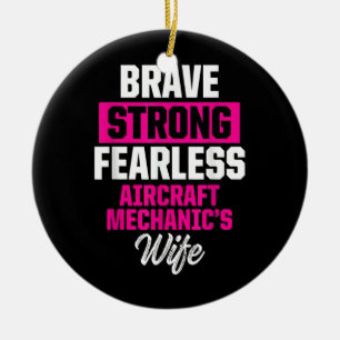 Vliegtuig Mechanische onderhoudstechnicus Keramisch Ornament