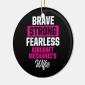 Vliegtuig Mechanische onderhoudstechnicus Keramisch Ornament (Links)