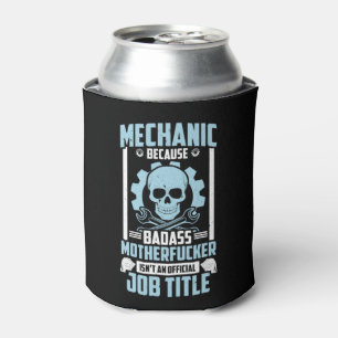 Vliegtuig met badass Mechanic Diesel Mechanic Gift Blikjeskoeler