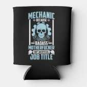 Vliegtuig met badass Mechanic Diesel Mechanic Gift Blikjeskoeler (Voorkant)