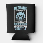 Vliegtuig met badass Mechanic Diesel Mechanic Gift Blikjeskoeler (Achterkant)