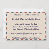  vliegtuig met de Uitnodiging van de Monsterschoei (Achterkant)