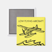 Vliegtuig met lage vliegdruk | Funny Alaska Cruise Magneet (Voorkant / Achterkant)