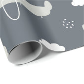 Vliegtuig met lucht cadeaupapier (Rol Hoek)