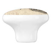 Vliegtuig met ouderdomsvlieger keramische knop (Zijkant)