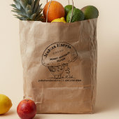 Vliegtuig met paddenstoel, biologische voedselvoor rubberstempel