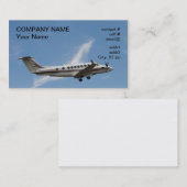 vliegtuig met weinig licht visitekaartje (Voorkant / Achterkant)