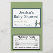  Vliegtuig Microgolf Popcorn Wrapper Flyer (Voorkant)