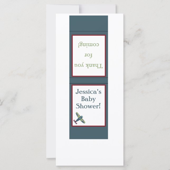  Vliegtuig Mint Matchbook (Voorkant)