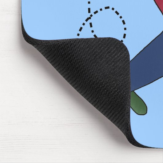 Vliegtuig Muismat (Hoek)