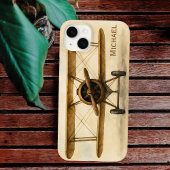  Vliegtuig & Naam Fun Pilot Aviation Case-Mate iPhone Case