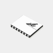 Vliegtuig, New Horizons, Motivatie (Plane kantoor) Post-it® Notes (Schuin)