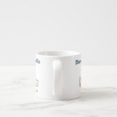 Vliegtuig nieuwe tante van jongen T-shirts en gesc Espresso Kop (Achterkant)