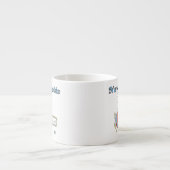 Vliegtuig nieuwe tante van jongen T-shirts en gesc Espresso Kop (Voorkant)