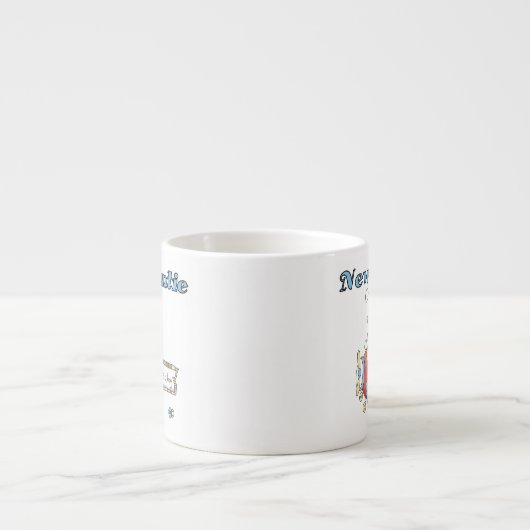 Vliegtuig nieuwe tante van jongen T-shirts en gesc Espresso Kop (Voorkant)