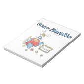 Vliegtuig nieuwe tante van jongen T-shirts en gesc Notitieblok (Linkerzijde)