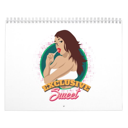 Vliegtuig Nose Art Girl Exclusief Sweet Gift Idee Kalender (Hoes)