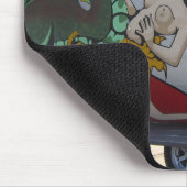 Vliegtuig Nose Art Muismat (Hoek)