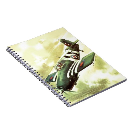  vliegtuig notitieboek (Rechterzijde)