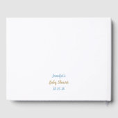 Vliegtuig/ omhoog en weg! Baby shower Gastenboek (Achterkant)