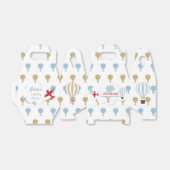 Vliegtuig/ omhoog en weg! bedankdoosjes. bedankdoosjes (Uitgevouwen)