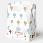 Vliegtuig/ omhoog en weg! bedankdoosjes. bedankdoosjes (Geopend)