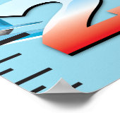 Vliegtuig oorlogvoering poster (Hoek)