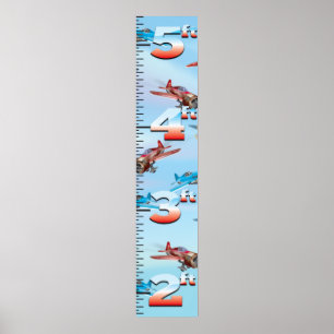 Vliegtuig oorlogvoering poster