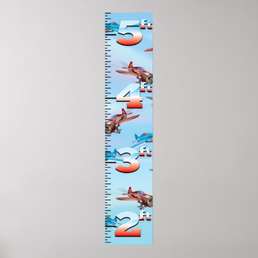 Vliegtuig oorlogvoering poster (Voorkant)