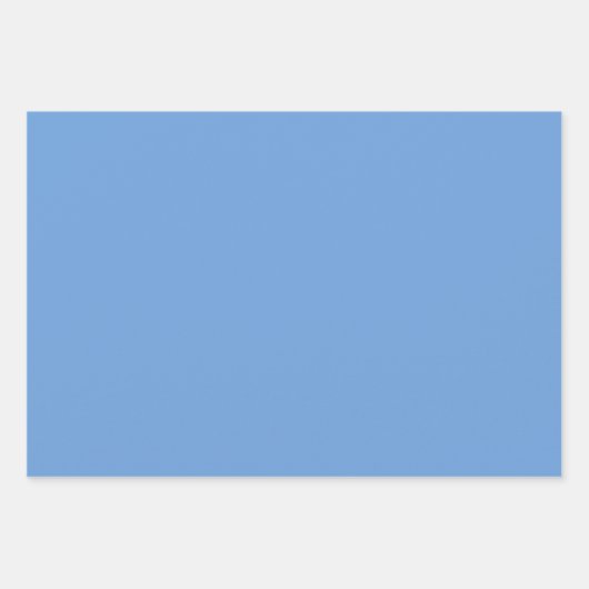 Vliegtuig op blauw inpakpapier vel (Voorkant 3)