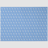 Vliegtuig op blauw tissuepapier (Voorkant)