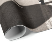 vliegtuig op een baan cadeaupapier (Rol Hoek)