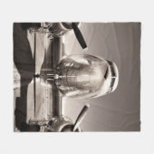  vliegtuig op een baan fleece deken (Voorkant (Horizontaal))