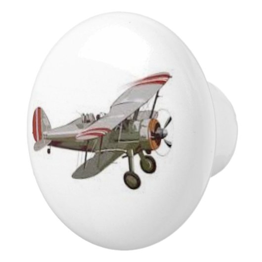 Vliegtuig op keramische Knobs en pulls Keramische Knop (Rechts)