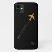 vliegtuig op maat Case-Mate iPhone case (Achterkant)