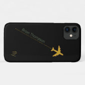 vliegtuig op maat Case-Mate iPhone case (Achterkant (horizontaal))