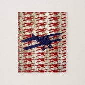 vliegtuig op schoorsteenvliegjes legpuzzel (Verticaal)