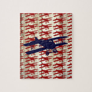  vliegtuig op schoorsteenvliegjes legpuzzel