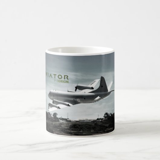 Vliegtuig P3 Orion Koffiemok (Center)