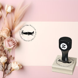  vliegtuig P-51 Mustang Rubberstempel