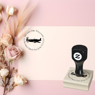  vliegtuig P-51 Mustang Rubberstempel