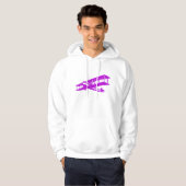 vliegtuig - Paars Hoodie (Voorkant volledig)