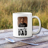 VLIEGTUIG Papa & Vliegtuig,2 Foto, Grappige Verjaa Koffiemok